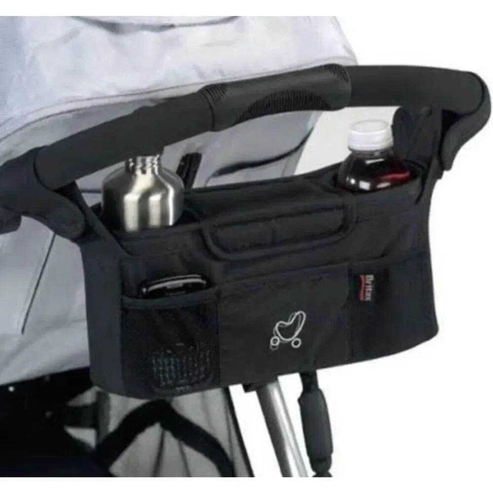 $85 Britax Stroller Organizer Cup Holders Cell Phone Pockets Magnetic Cover